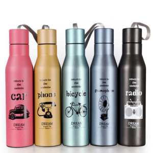 Stainless steel water bottles screen printing