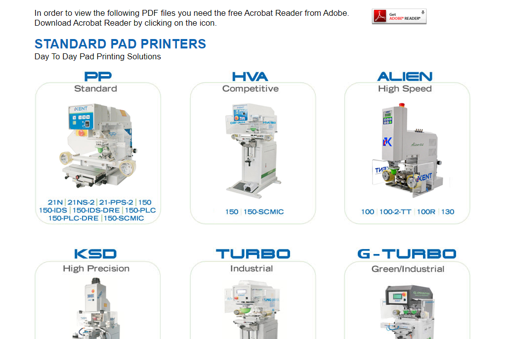 fabricant de machines de tampographie