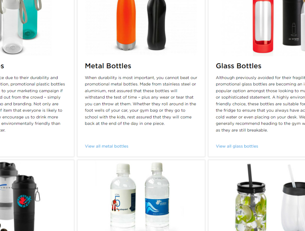 personalised water bottles