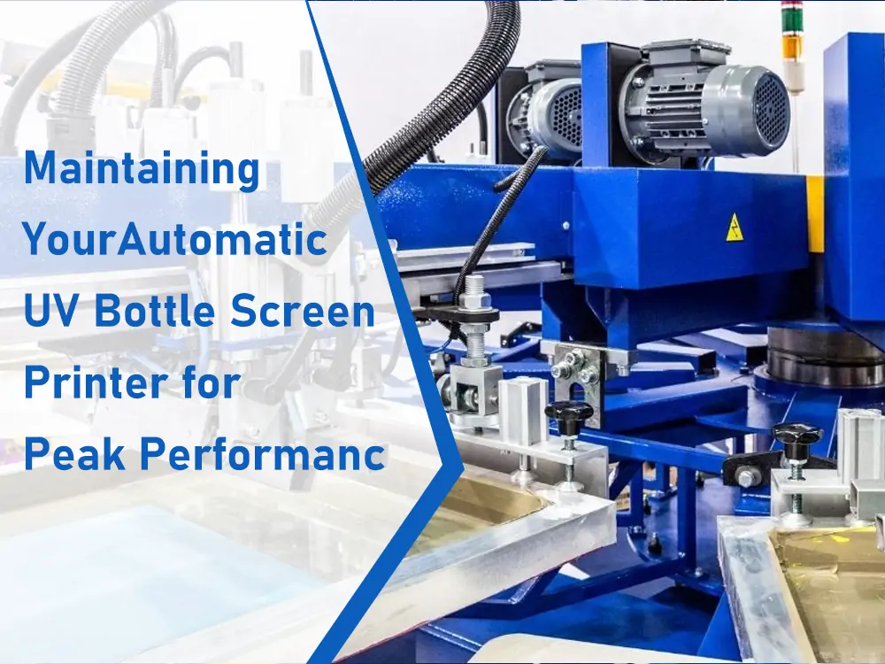 Mantenere la stampante automatica per bottiglie UV con prestazioni ottimali.